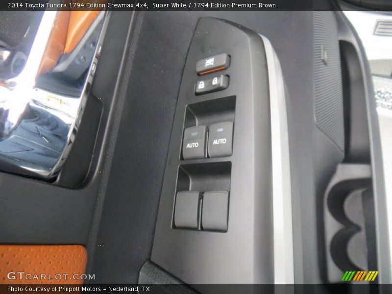 Super White / 1794 Edition Premium Brown 2014 Toyota Tundra 1794 Edition Crewmax 4x4