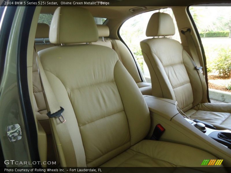 Olivine Green Metallic / Beige 2004 BMW 5 Series 525i Sedan