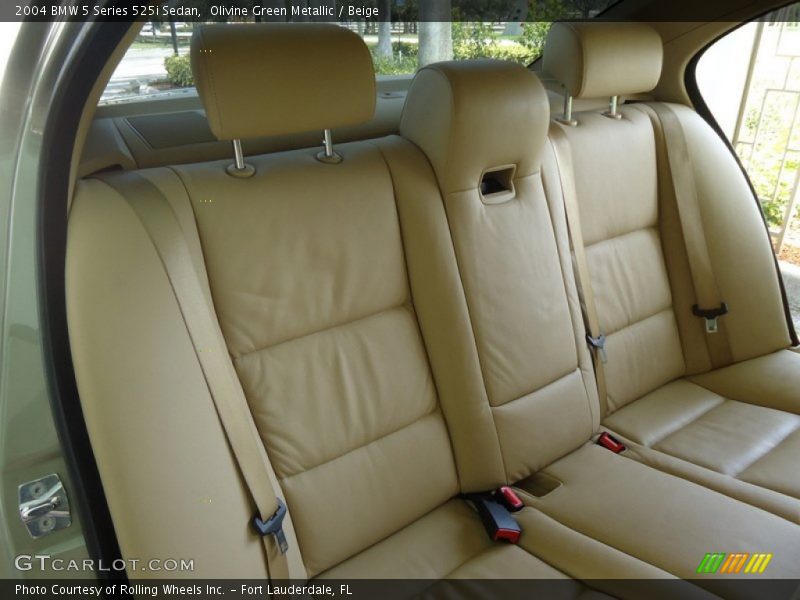 Olivine Green Metallic / Beige 2004 BMW 5 Series 525i Sedan