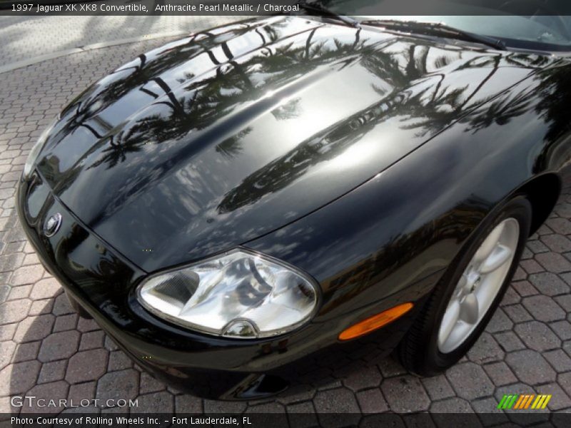 Anthracite Pearl Metallic / Charcoal 1997 Jaguar XK XK8 Convertible