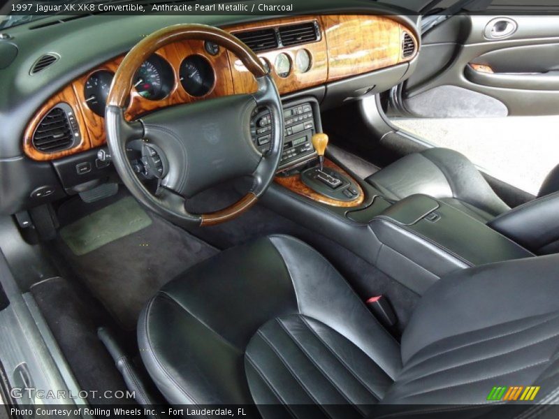 Charcoal Interior - 1997 XK XK8 Convertible 