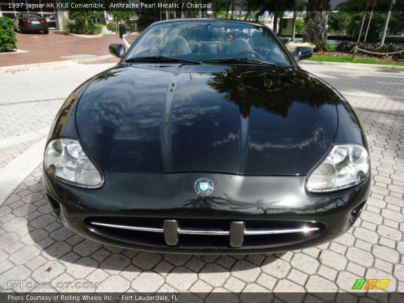Anthracite Pearl Metallic / Charcoal 1997 Jaguar XK XK8 Convertible