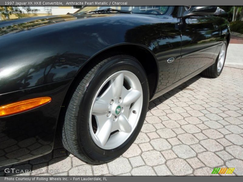 Anthracite Pearl Metallic / Charcoal 1997 Jaguar XK XK8 Convertible