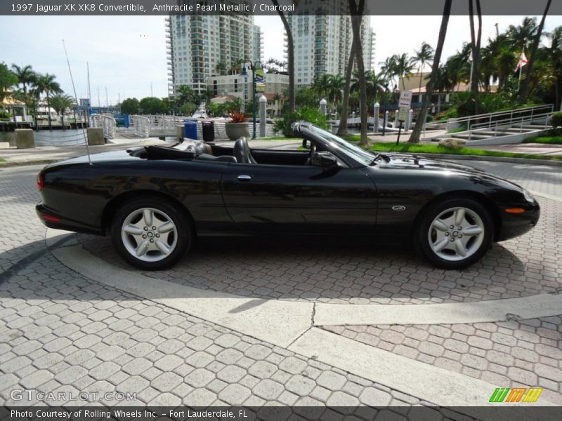 Anthracite Pearl Metallic / Charcoal 1997 Jaguar XK XK8 Convertible