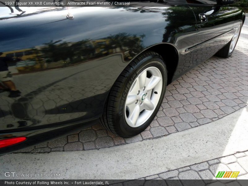 Anthracite Pearl Metallic / Charcoal 1997 Jaguar XK XK8 Convertible
