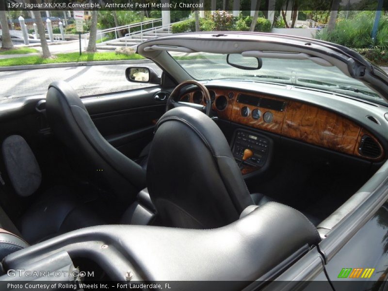 Anthracite Pearl Metallic / Charcoal 1997 Jaguar XK XK8 Convertible