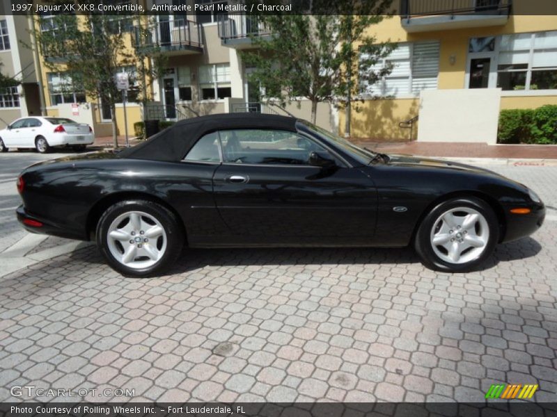 Anthracite Pearl Metallic / Charcoal 1997 Jaguar XK XK8 Convertible