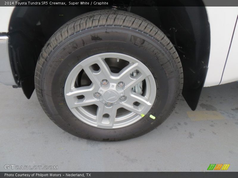 Super White / Graphite 2014 Toyota Tundra SR5 Crewmax