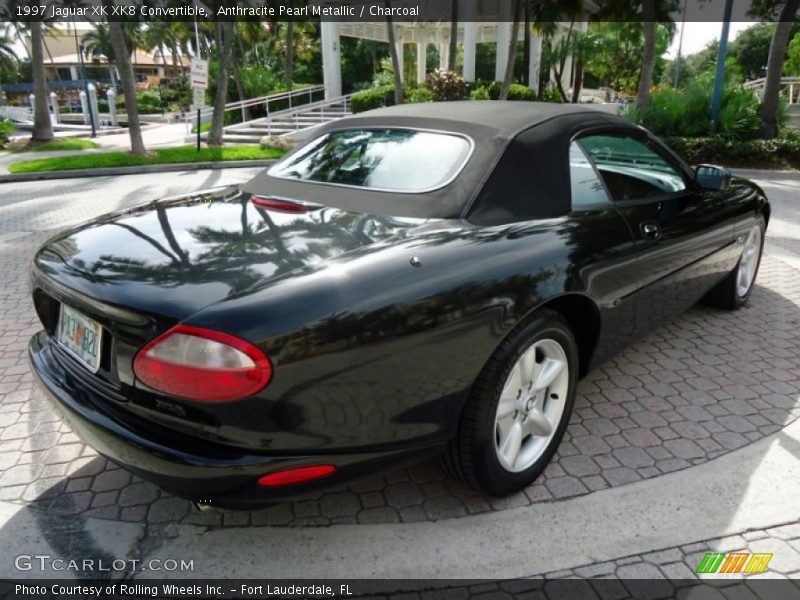 Anthracite Pearl Metallic / Charcoal 1997 Jaguar XK XK8 Convertible