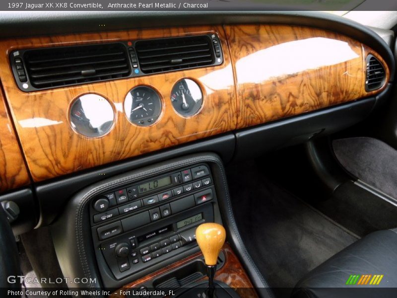 Anthracite Pearl Metallic / Charcoal 1997 Jaguar XK XK8 Convertible