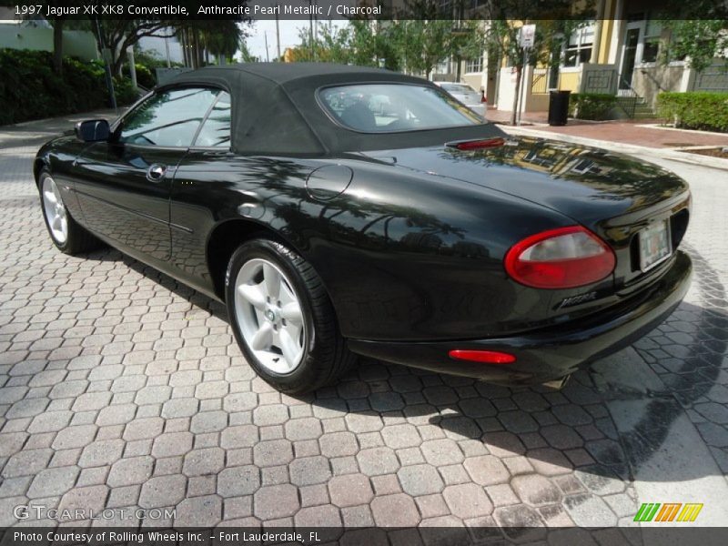 Anthracite Pearl Metallic / Charcoal 1997 Jaguar XK XK8 Convertible