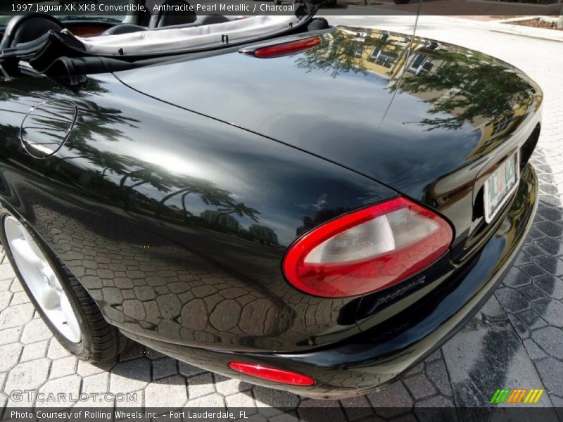 Anthracite Pearl Metallic / Charcoal 1997 Jaguar XK XK8 Convertible