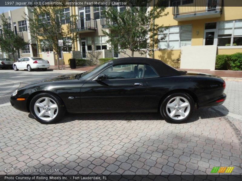 Anthracite Pearl Metallic / Charcoal 1997 Jaguar XK XK8 Convertible