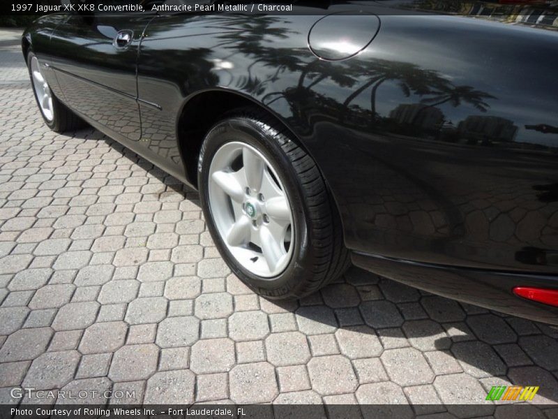 Anthracite Pearl Metallic / Charcoal 1997 Jaguar XK XK8 Convertible