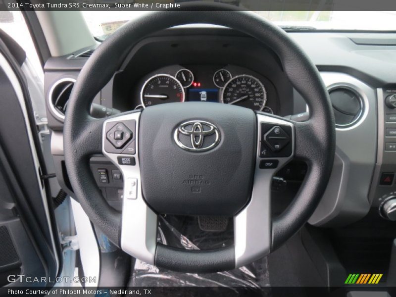 Super White / Graphite 2014 Toyota Tundra SR5 Crewmax