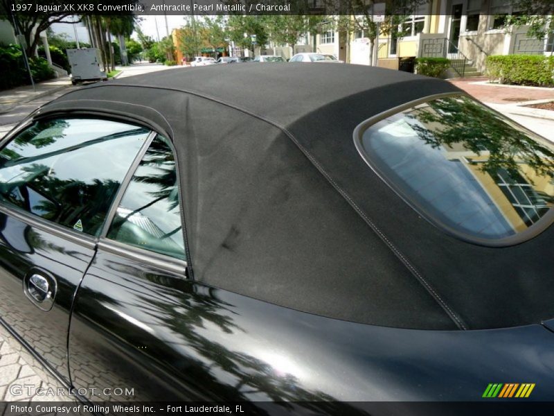 Anthracite Pearl Metallic / Charcoal 1997 Jaguar XK XK8 Convertible
