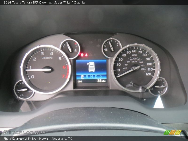 Super White / Graphite 2014 Toyota Tundra SR5 Crewmax