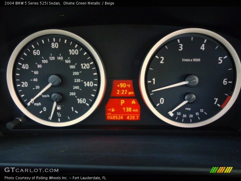  2004 5 Series 525i Sedan 525i Sedan Gauges