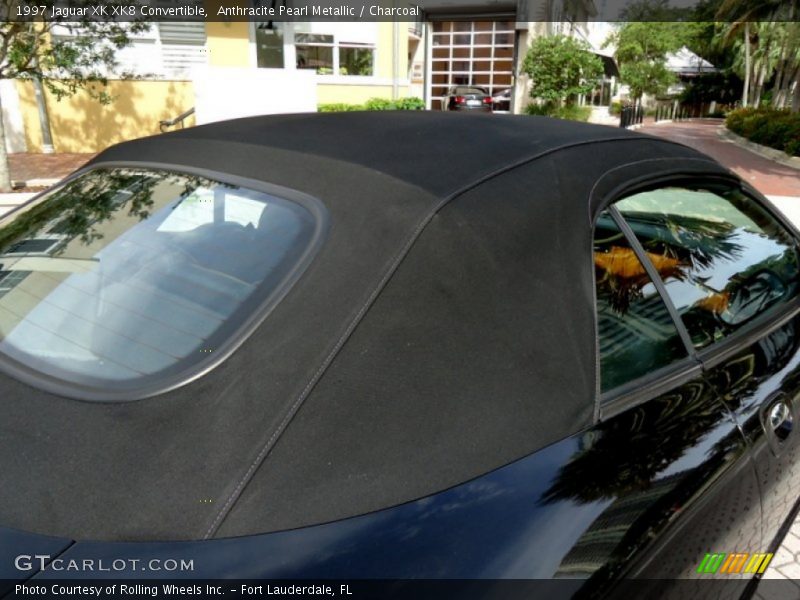 Anthracite Pearl Metallic / Charcoal 1997 Jaguar XK XK8 Convertible