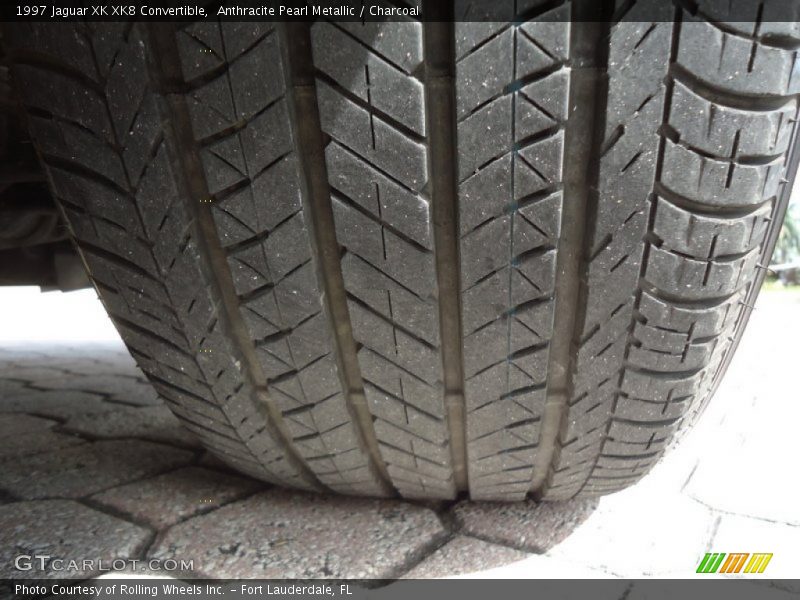 Anthracite Pearl Metallic / Charcoal 1997 Jaguar XK XK8 Convertible