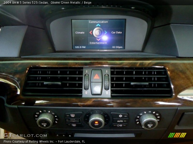Olivine Green Metallic / Beige 2004 BMW 5 Series 525i Sedan