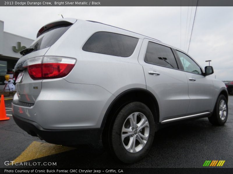Bright Silver Metallic / Black 2013 Dodge Durango Crew