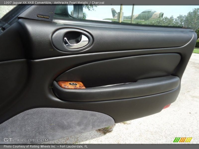 Anthracite Pearl Metallic / Charcoal 1997 Jaguar XK XK8 Convertible
