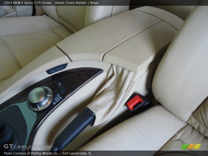 Olivine Green Metallic / Beige 2004 BMW 5 Series 525i Sedan