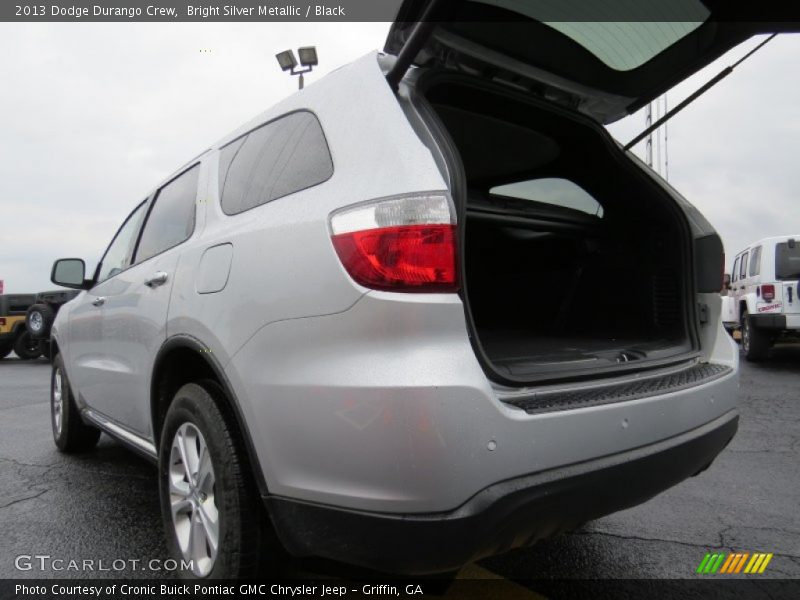 Bright Silver Metallic / Black 2013 Dodge Durango Crew