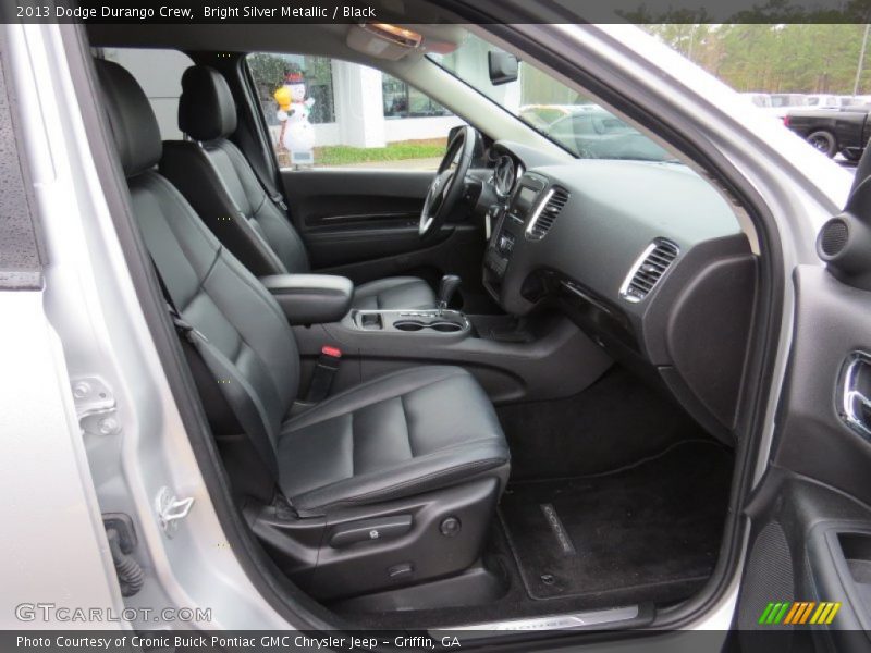 Bright Silver Metallic / Black 2013 Dodge Durango Crew