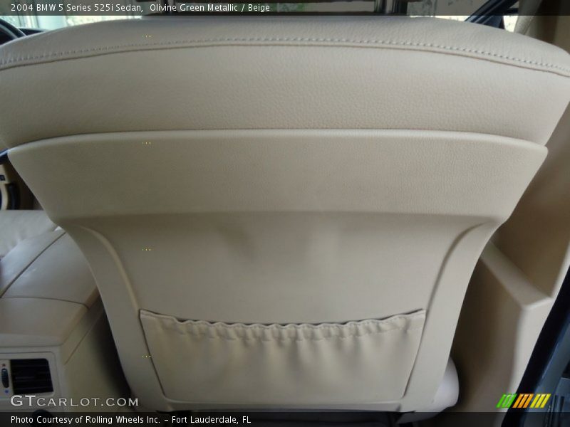 Olivine Green Metallic / Beige 2004 BMW 5 Series 525i Sedan