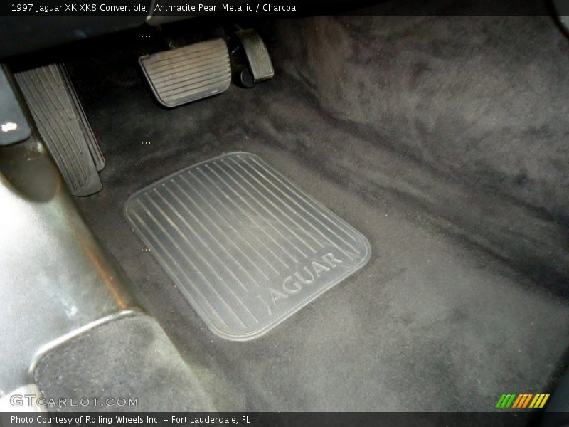 Anthracite Pearl Metallic / Charcoal 1997 Jaguar XK XK8 Convertible