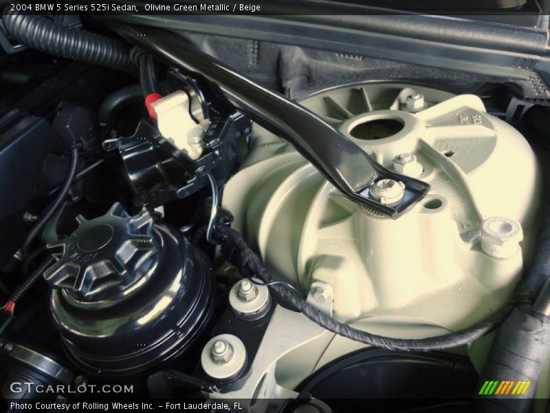 Olivine Green Metallic / Beige 2004 BMW 5 Series 525i Sedan