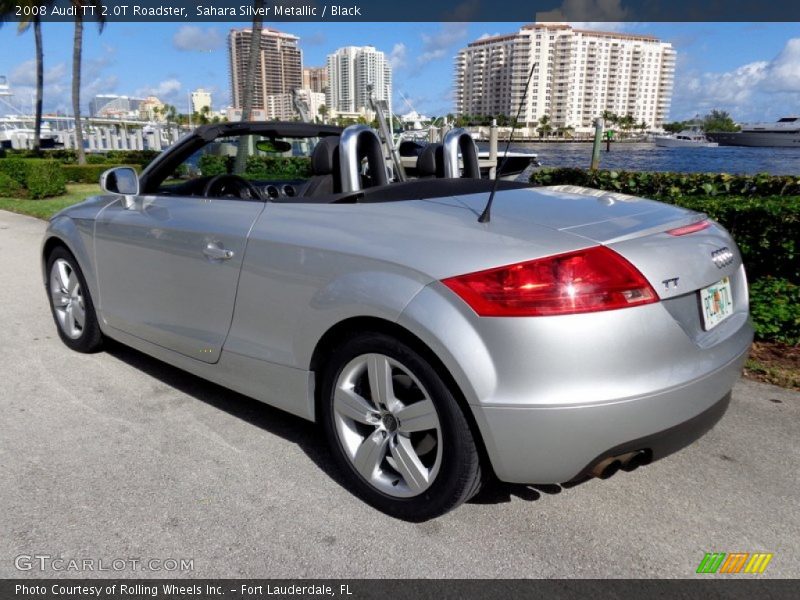 Sahara Silver Metallic / Black 2008 Audi TT 2.0T Roadster