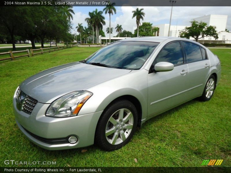 Liquid Silver Metallic / Frost Gray 2004 Nissan Maxima 3.5 SL