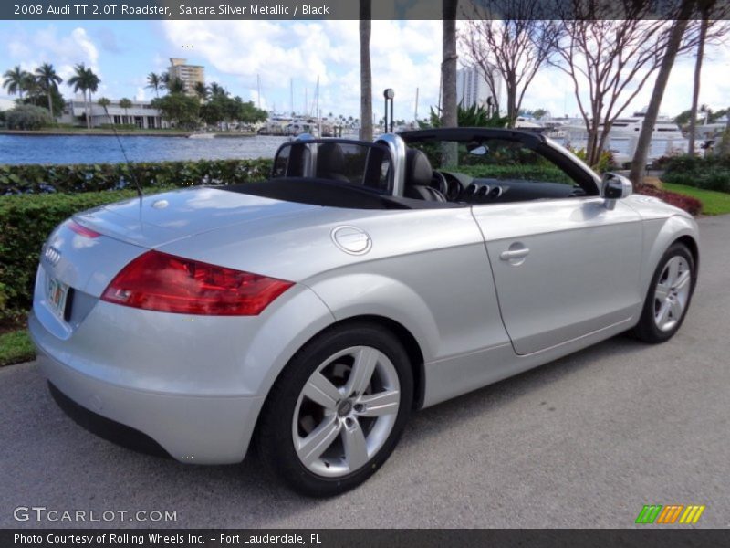 Sahara Silver Metallic / Black 2008 Audi TT 2.0T Roadster