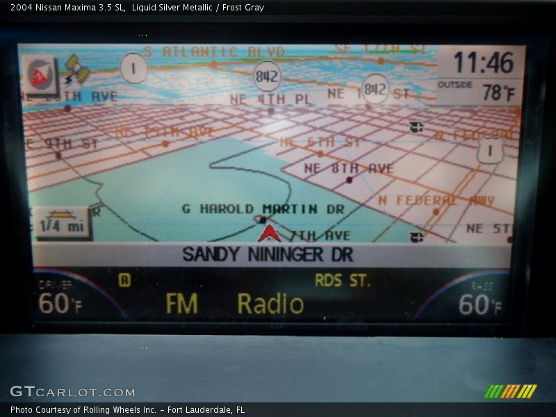 Liquid Silver Metallic / Frost Gray 2004 Nissan Maxima 3.5 SL