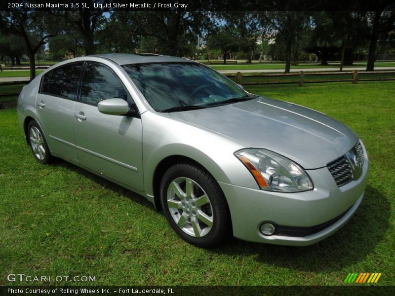 Liquid Silver Metallic / Frost Gray 2004 Nissan Maxima 3.5 SL