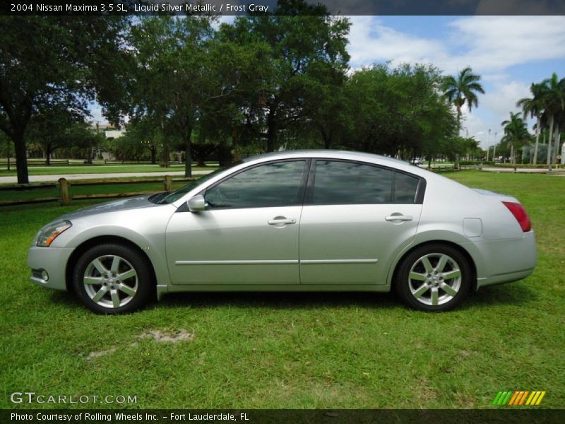 Liquid Silver Metallic / Frost Gray 2004 Nissan Maxima 3.5 SL