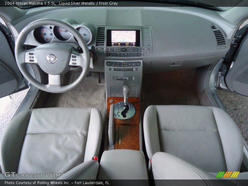 Liquid Silver Metallic / Frost Gray 2004 Nissan Maxima 3.5 SL