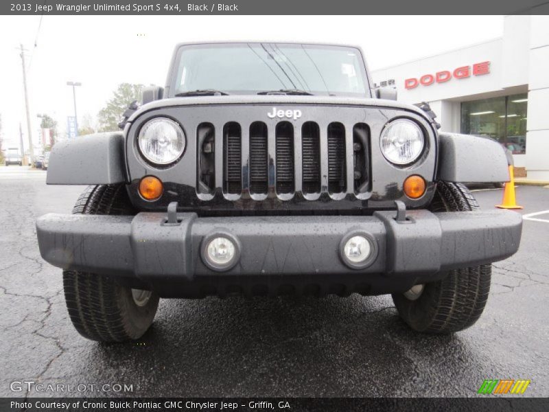 Black / Black 2013 Jeep Wrangler Unlimited Sport S 4x4