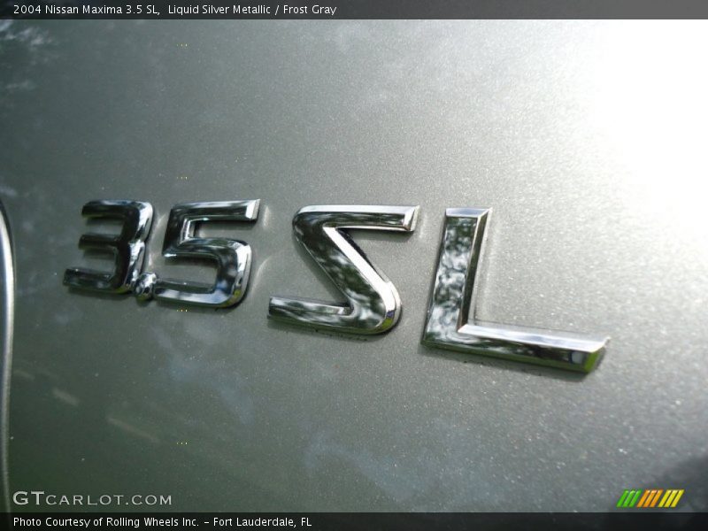 Liquid Silver Metallic / Frost Gray 2004 Nissan Maxima 3.5 SL