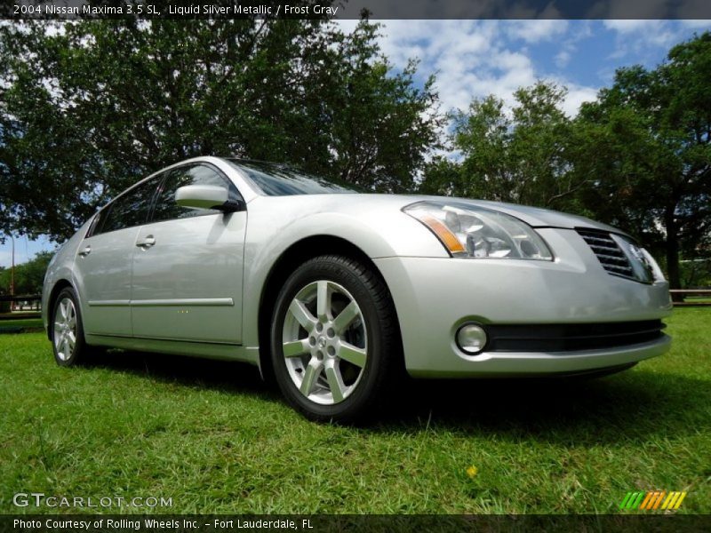 Liquid Silver Metallic / Frost Gray 2004 Nissan Maxima 3.5 SL