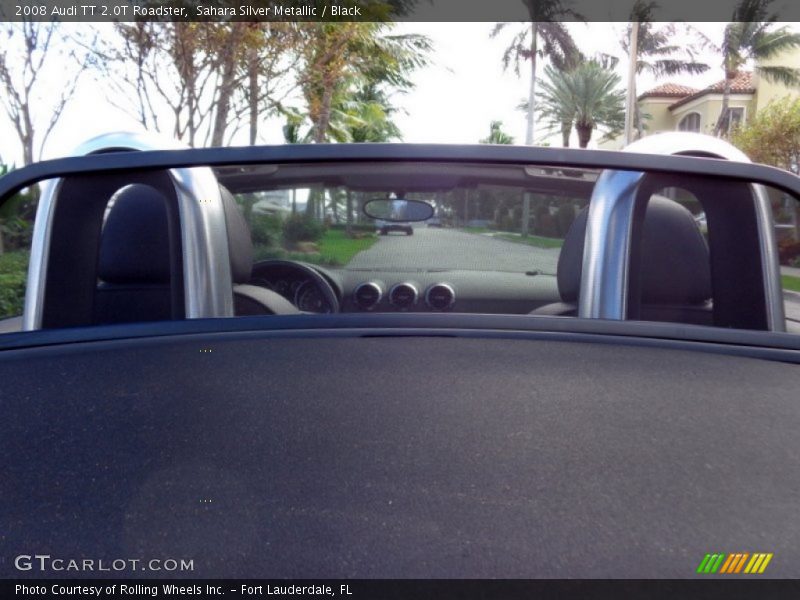 Sahara Silver Metallic / Black 2008 Audi TT 2.0T Roadster