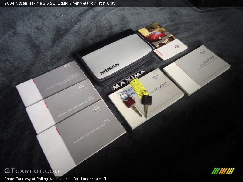 Liquid Silver Metallic / Frost Gray 2004 Nissan Maxima 3.5 SL