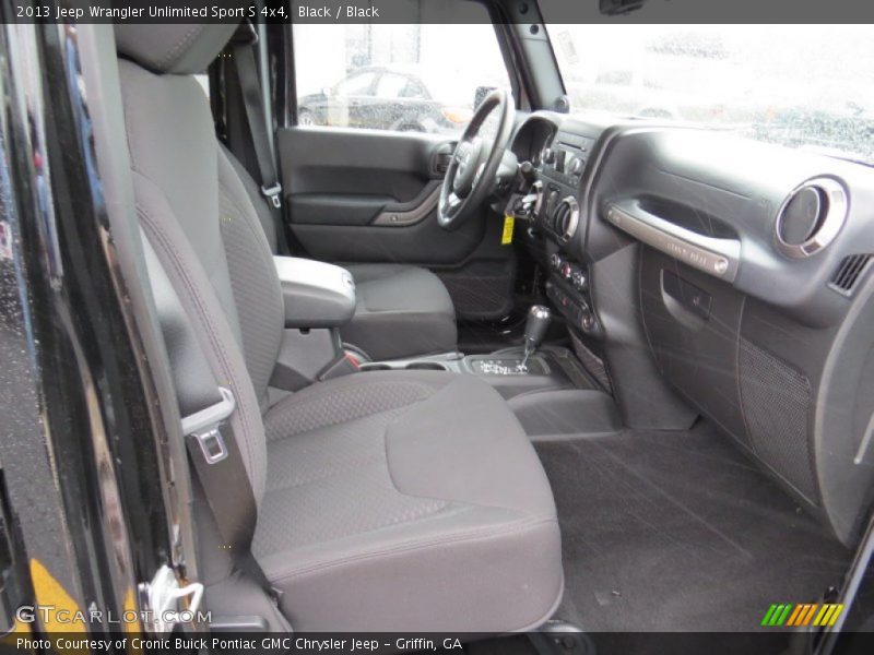 Black / Black 2013 Jeep Wrangler Unlimited Sport S 4x4