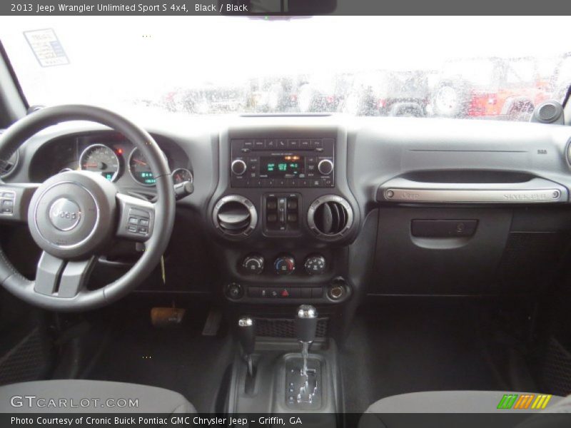 Black / Black 2013 Jeep Wrangler Unlimited Sport S 4x4