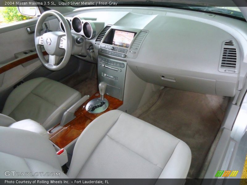 Liquid Silver Metallic / Frost Gray 2004 Nissan Maxima 3.5 SL