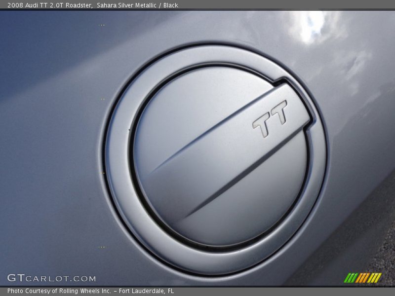 Sahara Silver Metallic / Black 2008 Audi TT 2.0T Roadster