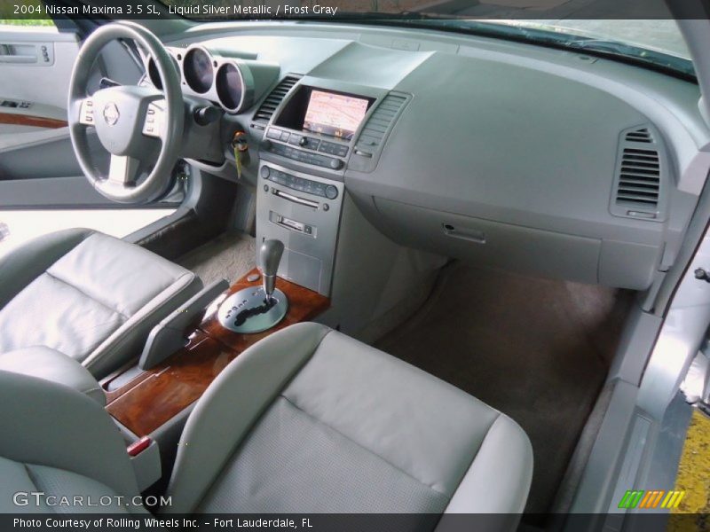 Liquid Silver Metallic / Frost Gray 2004 Nissan Maxima 3.5 SL